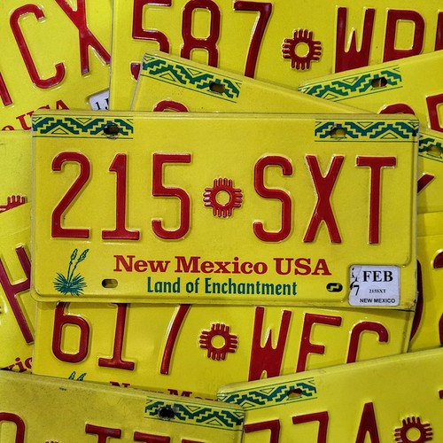 New mexico license plate - mexico,