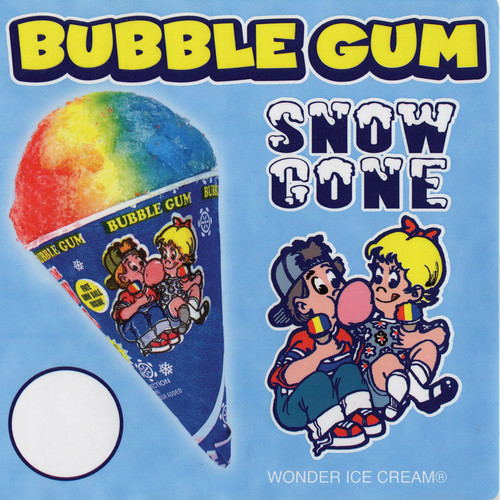 Lot bubble gum snow cone - of, 2