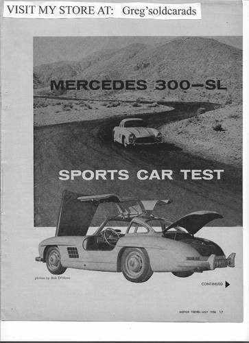 Original 1956 mercedes benz - 1956,