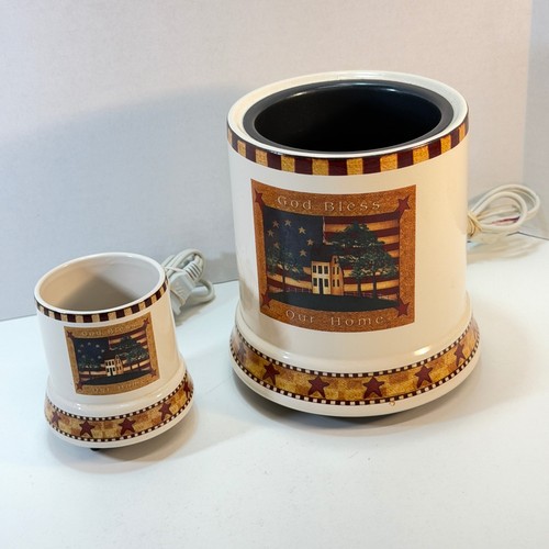 Candle warmer set cream - candle,