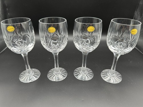 Crystal wine glasses set - wine, 4