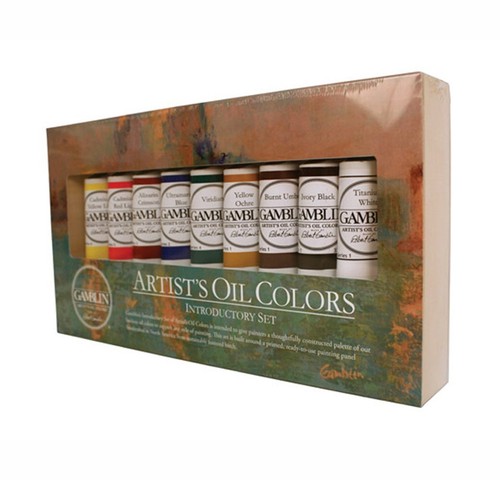 Gamblin artist oil colors set - colors,