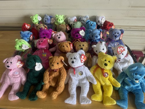 Lot beanie baby bears - of,