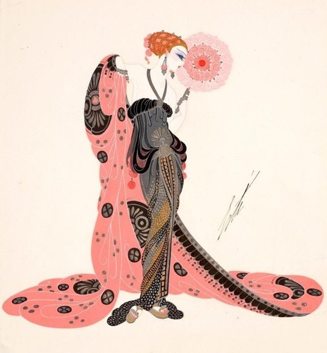 Pink lady erté 1922 - pink,