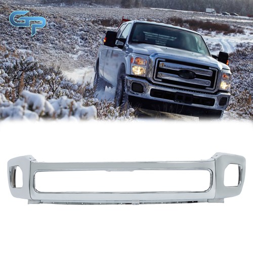Chrome steel front bumper - chrome,