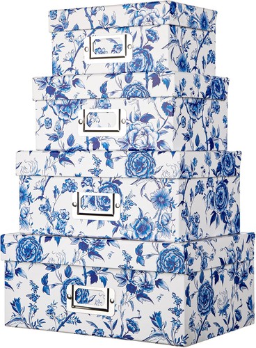 Blue and white - white, porcelain