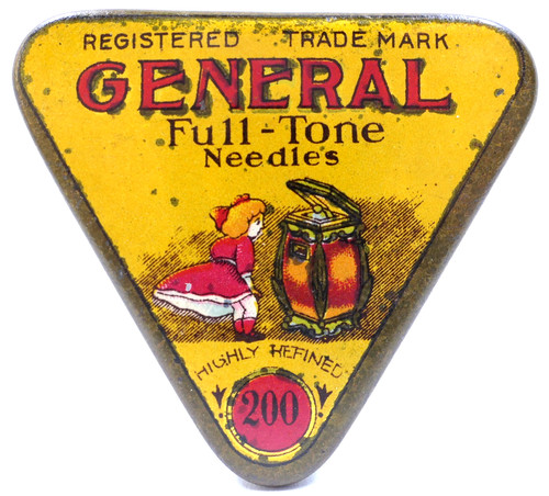 General gramophone needle tin - needle,