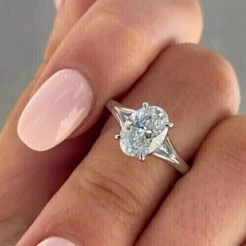 2ct oval lab created diamond - 2ct,
