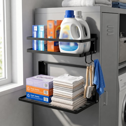 Magnetic shelf for washer - shelf,