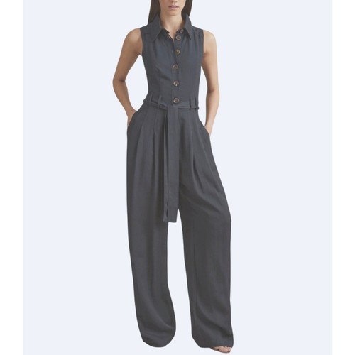 Reiss jumpsuit wide leg perla - wide,