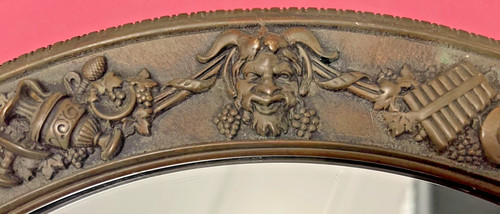 Antique large round 19c - antique,