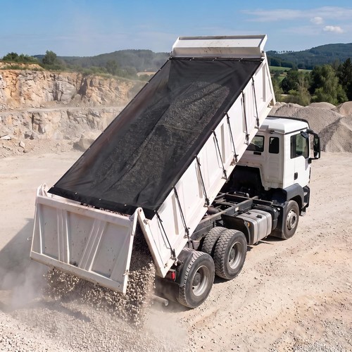 Pvc coated dump truck mesh - coated,
