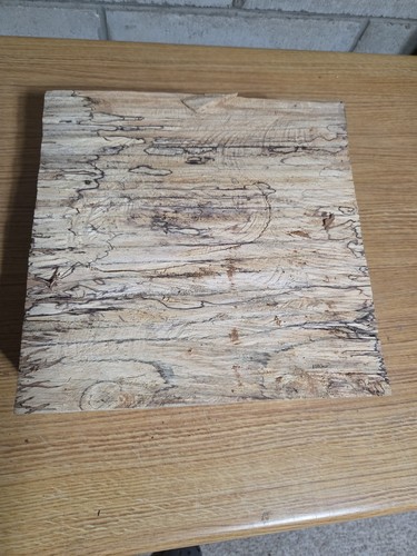 Kiln dried thick spalted - spalted, maple