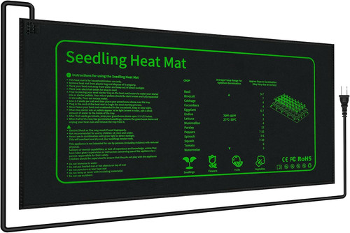 Seedling heat mat for seed - seedling,