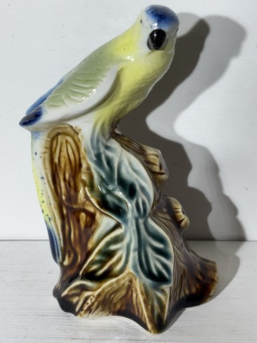 Vintage ceramic parrot - ceramic,