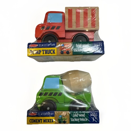 Melissa and doug wood stacking - and,