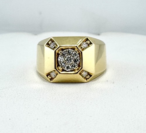 Natural diamond mens square - mens,
