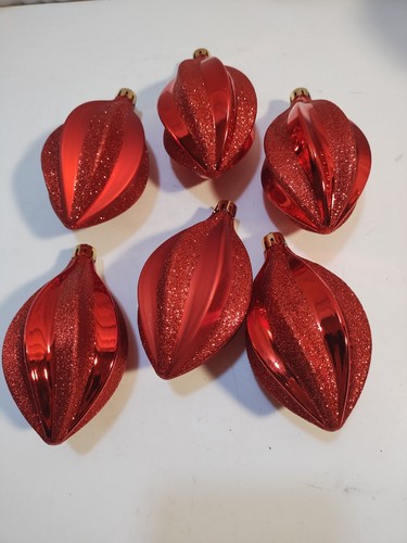 Red glitter shatterproof - red,