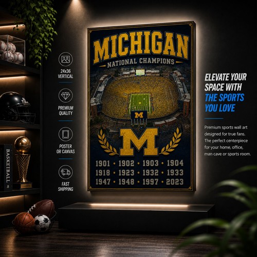Michigan football stadium fan - stadium,