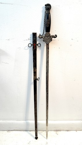 Antique masonic sword - sword, fuller