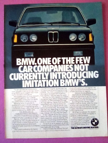 1982 bmw 320i print - 1982,