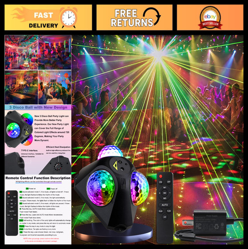 Disco ball party lights - ball,