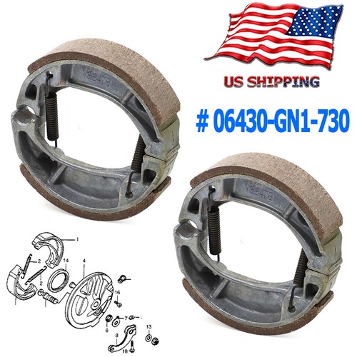 Front rear brake shoes pads - brake,