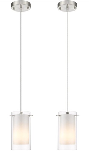 Modern glass pendant - pendant, light