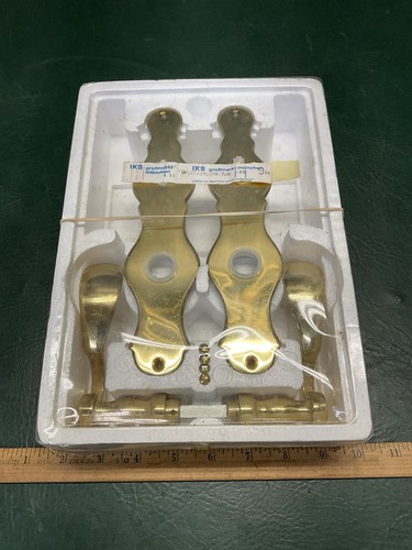 Nos brass door handles - nos,
