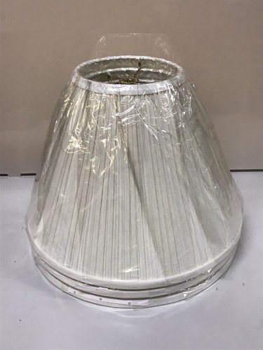 Lamp shades white pleated - lamp,