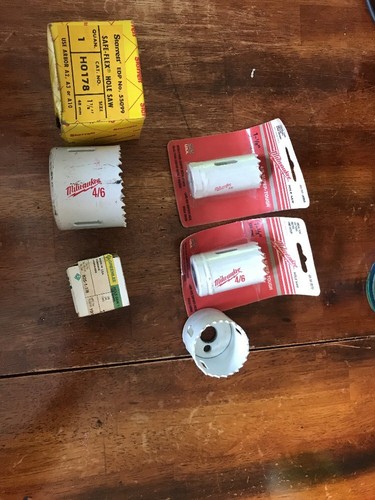 New lot hole saw various - new,