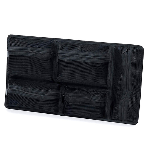 Upgraded mesh lid organizer