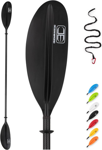 Carbon fiber kayak paddle - carbon,