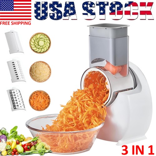 Electric cheese grater - 3-in-1,