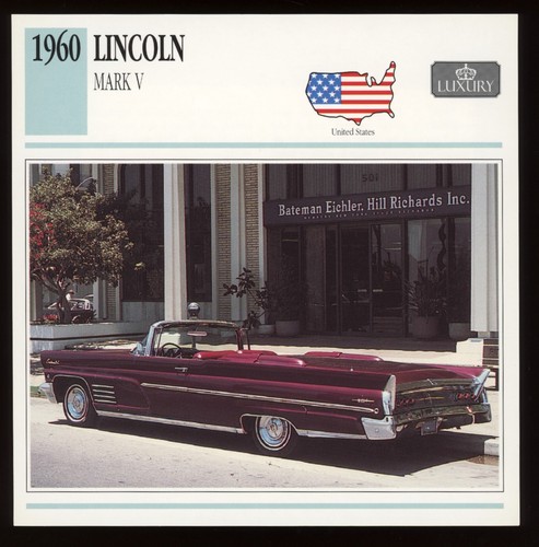 1960 lincoln mark classic - 1960,
