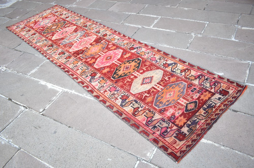 Vintage turkish rug x - vintage,
