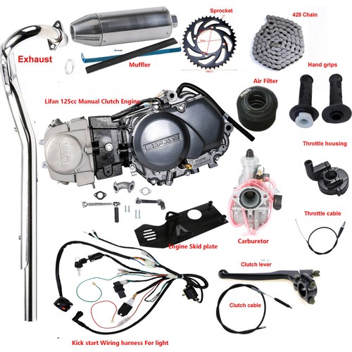 Lifan 125cc manual engine - 125cc,