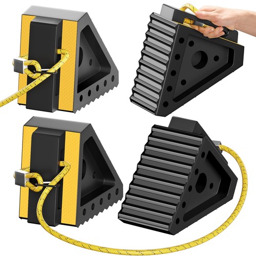 Pack heavy duty wheel - 4, chocks