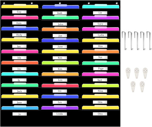 Hanging file holder organizer - hanging,