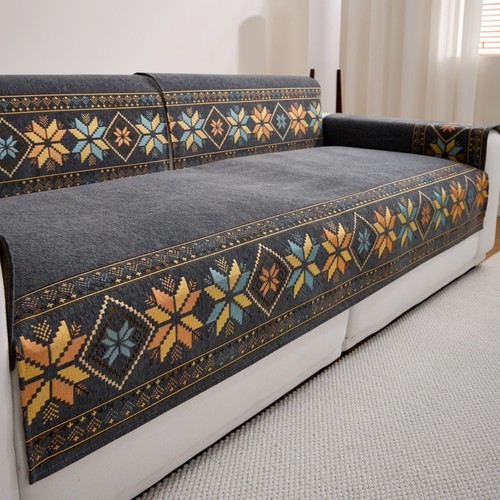 Boho sofa cover anti slip - boho,