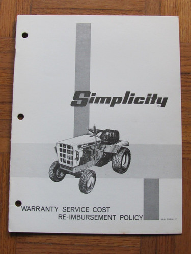 1970 simplicity lawn - 1970's,