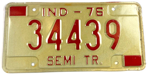 Vintage indiana 1976 semi - indiana,