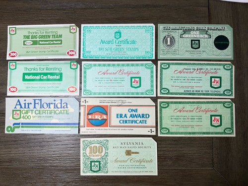 Green stamps award - h,