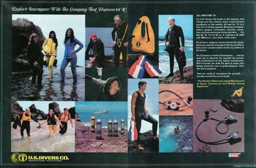 1973 divers print ad - 1973,