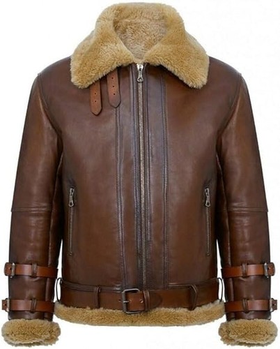 Men real fur shearling - real,