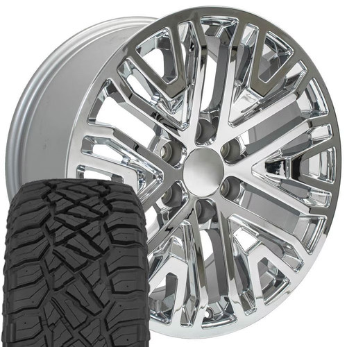 Wheels cv37 20x9 chrome - oe,