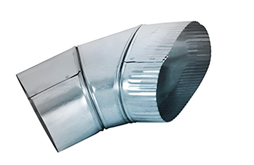 Flat oval elbow - flat,