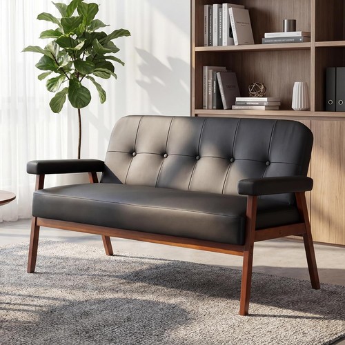Black leather small - leather,