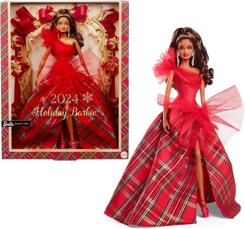 New mattel holiday barbie - new,