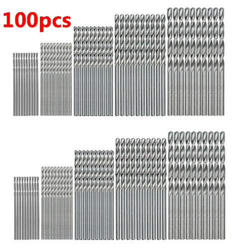 100pcs titanium coated hss - titanium,